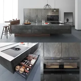 Kitchen zeyko forum stone oceangreen